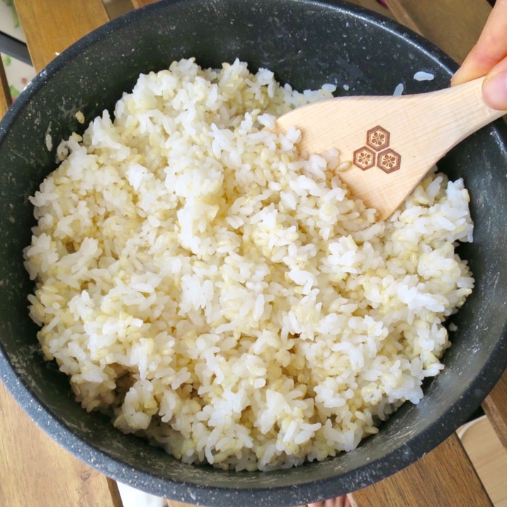 鍋で作ろう！玄米混ぜご飯